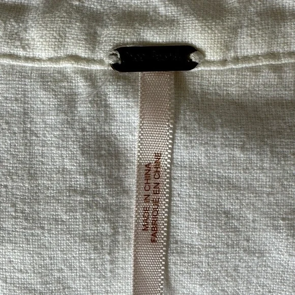 Free People White Sleeveless Mandarin Collar Shirt - Picture 6 of 6